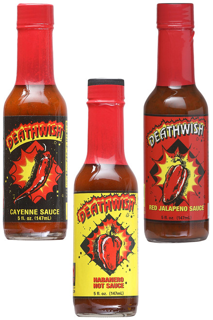 DeathWish Hot Sauce Gift Set, 3/5oz.