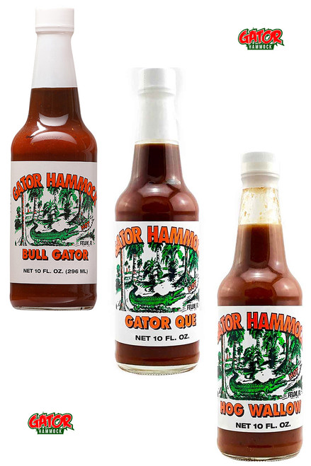 Gator Hammock BBQ Sauce Gift Set, 3/10oz.