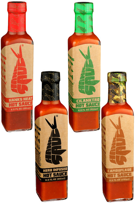 Hank's Complete Hot Sauces Gift Set, 4/8.3oz.