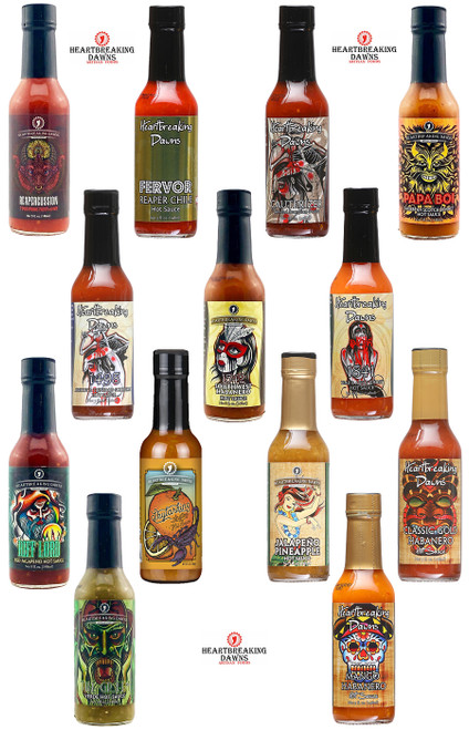 Heartbreaking Dawns Ultimate Hot Sauce Gift Set, 13/5oz.