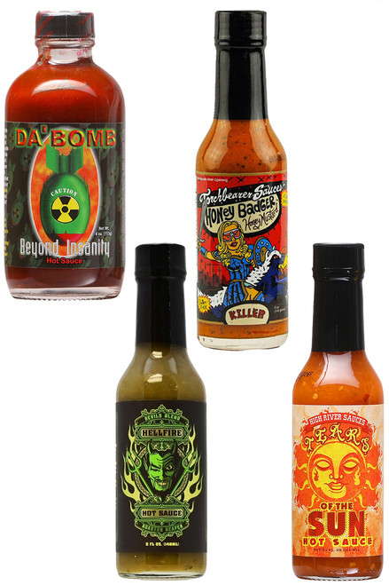 Hot Ones Season 14 Hot Sauce Set 1, 1/4oz, 3/5oz