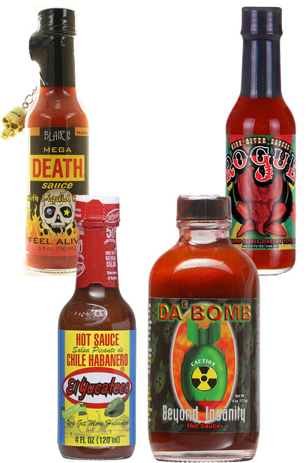 Hot Ones Season 2 Hot Sauce Set 1, 2/5oz, 2/4oz.