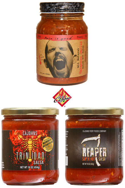 CaJohn's Hottest Salsa's Gift Set, 3/16oz.