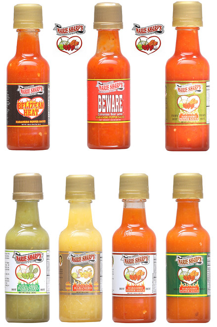 Marie Sharp's Hot Sauce Mini Gift Set, 7/1.69oz.