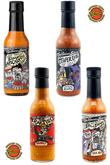 Torchbearer Hottest Sauces Zombie Reaper Gift Set, 4/5oz.