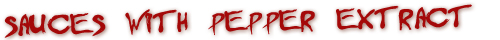 Sauces with Extract
